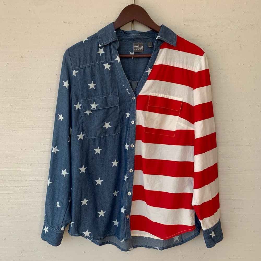 Stars and Stripes Button Down